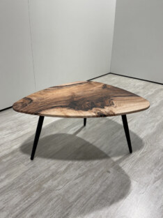 Стол журнальный медиатор дизайнерский лофт THETABLE RU 89х66 12.5/8.1-3