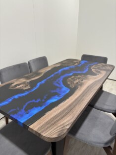 Стол кухонный обеденный прямоугольный дизайнерский лофт THETABLE RU 180х80 4.8/3.1