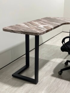 Стол компьютерный угловой дизайнерский лофт THETABLE RU 160х120 2.63/3.1 Стол компьютерный угловой дизайнерский лофт THETABLE RU 160х120 2.63/3.1