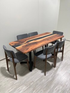 Стол кухонный обеденный прямоугольный дизайнерский лофт THETABLE RU 180х80 5.8/1.1 Стол кухонный обеденный прямоугольный дизайнерский лофт THETABLE RU 180х80 5.8/1.1