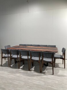 Стол кухонный обеденный прямоугольный дизайнерский лофт THETABLE 250х100 3.1/3.1