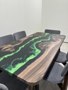 Стол кухонный обеденный прямоугольный дизайнерский лофт THETABLE RU 160х80 4.10/4.1