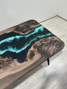 Стол журнальный прямоугольный дизайнерский лофт THETABLE RU 140х80 4.9/7.1