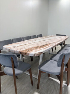 Стол кухонный обеденный евро дизайнерский лофт THETABLE RU 120х80 6.6/2.2