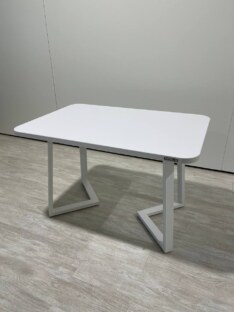 Стол кухонный обеденный прямоугольный дизайнерский лофт THETABLE RU 120х80 2.23/1.2