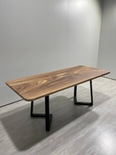 Стол кухонный обеденный прямоугольный дизайнерский лофт THETABLE RU 200х90 8.14/1.1