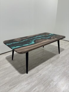 Стол журнальный прямоугольный дизайнерский лофт THETABLE RU 160х80 4.9/7.1