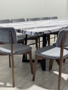Стол кухонный обеденный прямоугольный дизайнерский лофт THETABLE RU 200х90 6.5/1.1 Стол кухонный обеденный прямоугольный дизайнерский лофт THETABLE RU 200х90 6.5/1.1