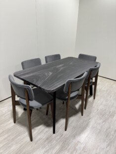 Стол кухонный обеденный прямоугольный дизайнерский лофт THETABLE RU 120х80 8.11/4.1