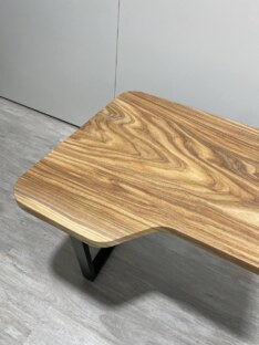 Стол компьютерный с вырезом дизайнерский лофт THETABLE RU 200х90 8.13/2.1 Стол компьютерный с вырезом дизайнерский лофт THETABLE RU 200х90 8.13/2.1