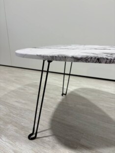 Стол журнальный медиатор дизайнерский лофт THETABLE RU 89х66 7.4/9.1-3