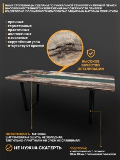Стол кухонный обеденный прямоугольный дизайнерский лофт THETABLE RU 250х100 3.38/2.1 Стол кухонный обеденный прямоугольный дизайнерский лофт THETABLE RU 250х100 3.38/2.1