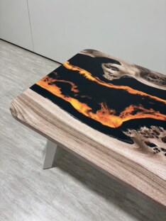 Стол журнальный прямоугольный дизайнерский лофт THETABLE RU 120х80 4.15/5.2