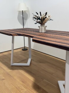 Стол компьютерный с вырезом дизайнерский лофт THETABLE RU 200х90 1.4/1.2 Стол компьютерный с вырезом дизайнерский лофт THETABLE RU 200х90 1.4/1.2