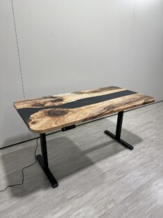 Стол компьютерный с подъемным механизмом дизайнерский лофт THETABLE RU 120х80 3.25/14.1