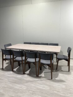 Стол кухонный обеденный прямоугольный дизайнерский под травертин THETABLE RU 140х80 16.1/1.2 Стол кухонный обеденный прямоугольный дизайнерский под травертин THETABLE RU 140х80 16.1/1.2