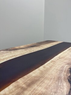 Стол кухонный обеденный прямоугольный дизайнерский лофт THETABLE RU 140х80 3.19/1.1