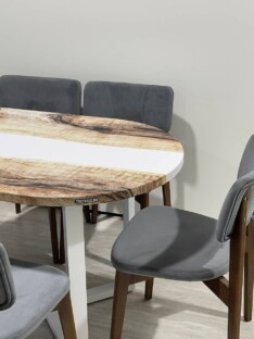 Стол кухонный обеденный овальный дизайнерский лофт THETABLE RU 160х80 3.22/3.2 Стол кухонный обеденный овальный дизайнерский лофт THETABLE RU 160х80 3.22/3.2