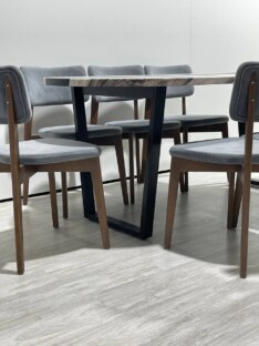 Стол кухонный обеденный овальный дизайнерский лофт THETABLE RU 200х90 3.30/2.1 Стол кухонный обеденный овальный дизайнерский лофт THETABLE RU 200х90 3.30/2.1