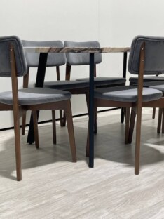 Стол кухонный обеденный овальный дизайнерский лофт THETABLE RU 160х80 3.22/4.1