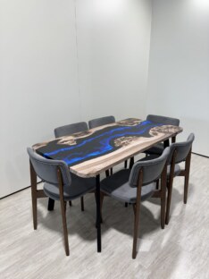 Стол кухонный обеденный прямоугольный дизайнерский лофт THETABLE RU 160х80 4.12/4.1