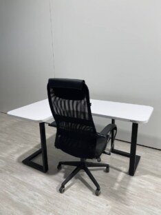 Стол письменный угловой дизайнерский лофт THETABLE RU 160х110 2.23/3.1