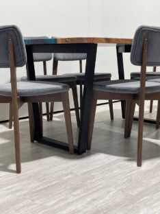 Стол кухонный обеденный прямоугольный дизайнерский лофт THETABLE RU 120х80 4.1/2.1 Стол кухонный обеденный прямоугольный дизайнерский лофт THETABLE RU 120х80 4.1/2.1