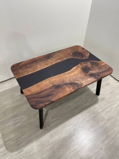 Стол журнальный прямоугольный дизайнерский лофт THETABLE RU 120х80 3.26/5.1