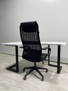 Стол письменный угловой дизайнерский лофт THETABLE RU 160х110 2.23/3.1