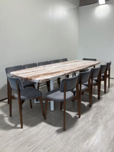 Стол кухонный обеденный евро дизайнерский лофт THETABLE RU 160х80 6.6/1.2