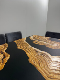 Стол кухонный обеденный прямоугольный дизайнерский лофт THETABLE RU 200х90 2.73/1.1