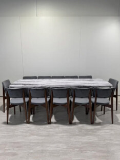 Стол кухонный обеденный евро дизайнерский лофт THETABLE RU 200х90 6.5/1.1