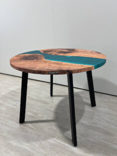 Стол кухонный обеденный круглый дизайнерский лофт THETABLE 100х32 3.14/4.1