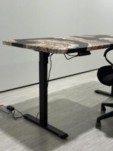 Стол компьютерный с подъемным механизмом дизайнерский лофт THETABLE 120х80 2.71/14.1