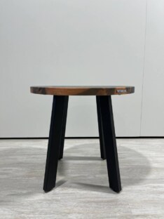 Стол журнальный круглый дизайнерский лофт THETABLE RU 60х32 4.5/5.1