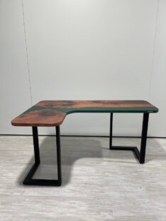 Стол компьютерный угловой дизайнерский лофт THETABLE RU 160х110 3.3/3.1 Стол компьютерный угловой дизайнерский лофт THETABLE RU 160х110 3.3/3.1