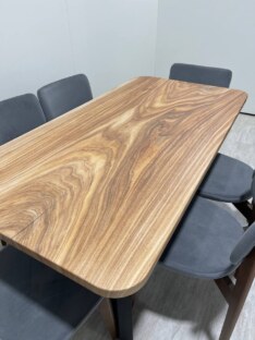 Стол кухонный обеденный прямоугольный дизайнерский лофт THETABLE RU 160х80 8.13/1.1