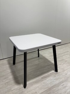 Стол кухонный обеденный квадратный дизайнерский лофт THETABLE RU 120х120 2.23/4.1