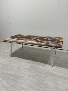 Стол журнальный прямоугольный дизайнерский лофт THETABLE RU 140х80 4.15/7.2