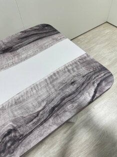 Стол кухонный обеденный прямоугольный дизайнерский лофт THETABLE RU 160х80 3.23/3.2