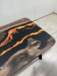 Стол журнальный прямоугольный дизайнерский лофт THETABLE RU 140х80 4.11/5.1