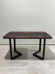 Стол кухонный обеденный прямоугольный дизайнерский лофт THETABLE 180х80 4.21/3.1