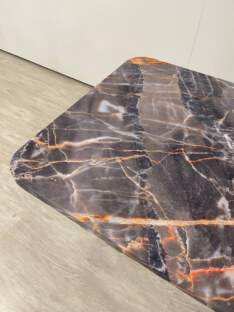 Стол кухонный обеденный прямоугольный дизайнерский лофт THETABLE RU 160х80 2.26/2.1