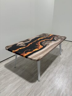 Стол журнальный прямоугольный дизайнерский лофт THETABLE RU 140х80 4.15/7.2