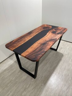 Стол кухонный обеденный прямоугольный дизайнерский лофт THETABLE RU 160х80 3.8/2.1