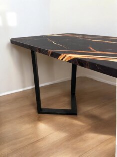 Стол письменный прямоугольный дизайнерский лофт THETABLE RU 120х80 2.7/3.1