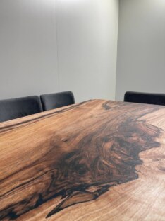 Стол кухонный обеденный прямоугольный дизайнерский лофт THETABLE RU 200х90 12.5/1.1