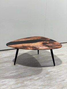 Стол журнальный медиатор дизайнерский лофт THETABLE RU 89х66 3.8/8.1-3
