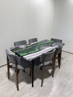 Стол кухонный обеденный прямоугольный дизайнерский лофт THETABLE RU 140х80 4.19/4.1