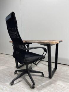 Стол компьютерный с вырезом дизайнерский лофт THETABLE RU 120х80 3.25/2.1 Стол компьютерный с вырезом дизайнерский лофт THETABLE RU 120х80 3.25/2.1